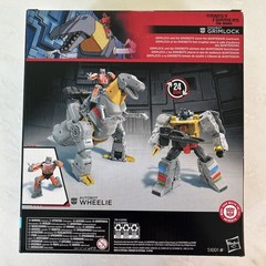 In Hand – Hasbro Transformers Studio The Movie Dinobot Grimlock & Wheelie Figure