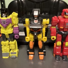 G1 Transformers Action Masters Lot Over-Run, Devastator & Jackpot Hasbro 1990