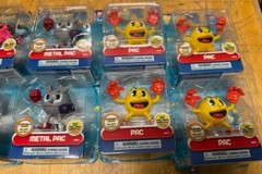 PAC MAN AND THE GHOSTLY ADVENTURES 12 FIGURES NEW SEALED FACTORY CASE BANDAI