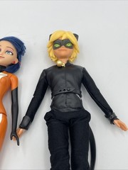 2 Miraculous Ladybug Dolls: Cat Noir 11″ Action Fashion Doll Figure Toy T4