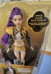 Rumi KPop Demon Hunters Huntrix Singing Golden Fashion Doll Figure Mattel