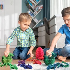 Easter Gift 3D Printed Dragon Full Articulated Dragon w/Egg Colourful Decorative