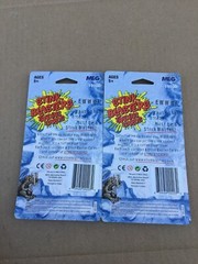 COLLECTABLE MEG STINK BLASTERS TRADING CARD 2002 6 CARDS 1 SHEET STICKERS (2 PK)