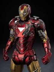 ThreeZero 1/12 Avengers Infinity Saga Iron Man Mark VI 6 Battle Damage DLX