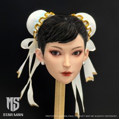 MS-015B: Star Man 1/6 Street Fighter Chun-li Female Action Figure (Pink Ver.)