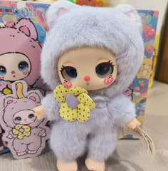 Liila Lucky Cat Series Plush Pedant Dolls Confirmed Blind Box Toys Figure Gift
