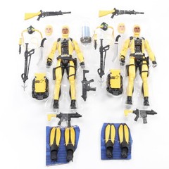 G.I. Joe Classified JOE YELLOW DIVERS 6″ Action figure Lot of 2 Complete #169