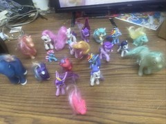 My Little Pony Toy Lot, 19 Various Ponies & Sizes, Used