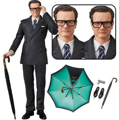 New Medicom MAFEX No 073 Kingsman Harry Galahad Hart Action Figure 1/12 Sealed!