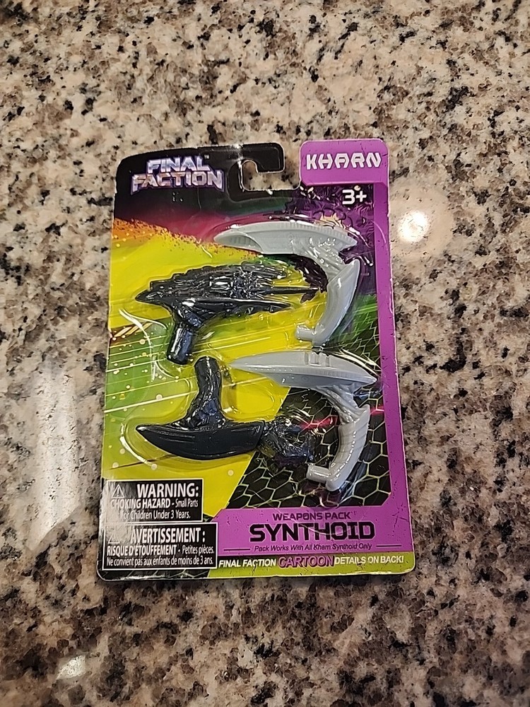 Final Faction ~ Synthoid ~ Kharn ~ Weapon Pack New Sealed