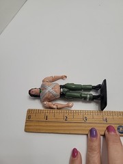 Vintage 1994 Rambo Sylvester Stallone 4″ Action Figure, W/ Stand