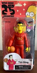 Simpsons 25th Anniversary Series Yao Ming Figure NECA New Series 1