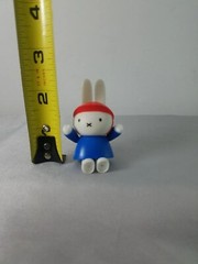 Miffy’s Adventures Figurine Bunny Rabbit Miffy Wearing Bike Helmet Movable Toy