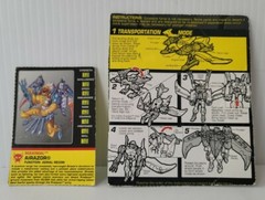 TRANSFORMERS BEAST WARS AIRAZOR METAL CHROME BIRD EAGLE HAWK 1999 MISSING FEET