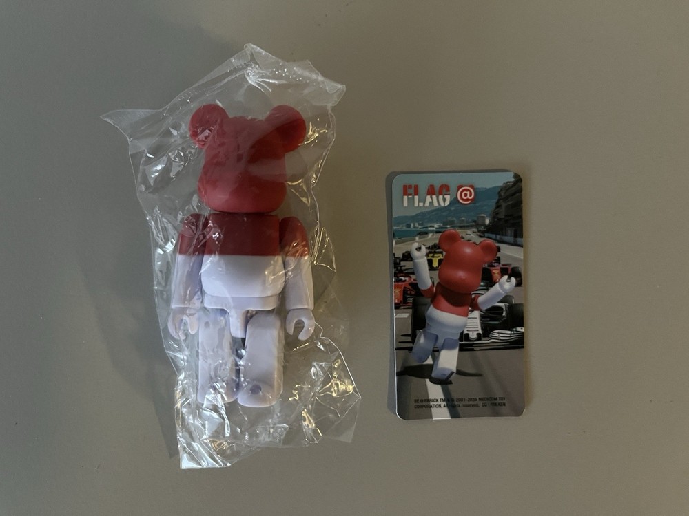 Medicom Toy Be@rbrick Series 50 Flag INDONESIA 100% Bearbrick w/ card