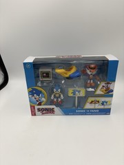 Sonic The Hedgehog Classic Jakks Pacific Sonic vs Fang 2.5″ tall Playset