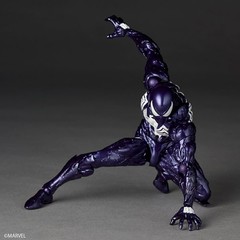 Revoltech Amazing Yamaguchi Symbiote Spider-Man Purple Ver. Figure PRESALE