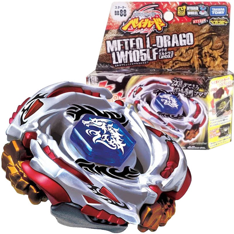 Tomy Takara Meteo L-Drago LW105LF Beyblade Metal Fusion Launcher BB88 New