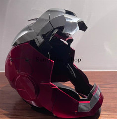 AUTOKING Iron Man MK5 1:1 Helmet Wearable Voice Control Cosplay Prop Opened US