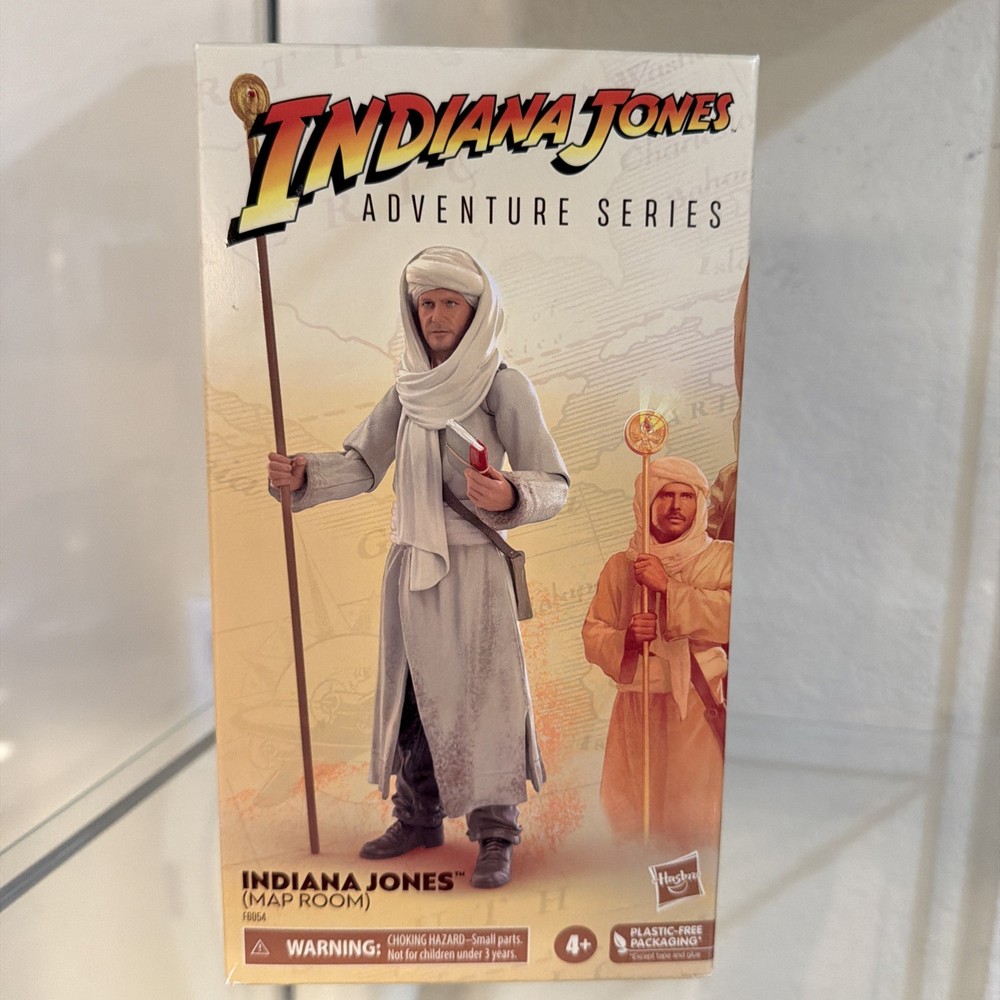 Indiana Jones Adventure Series Map Room Raiders of the Lost Ark Hasbro 6″ Figure