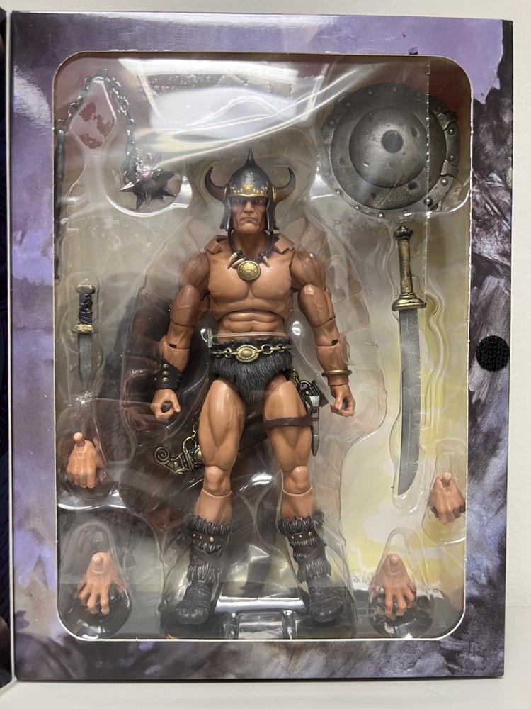 Harvinger Studios Savage Crucible: Frazetta’s Warrior With Ball & Chain