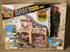 Vintage ARMY FORWARD COMMAND POST For 12″ GI Joe Size Figures Factory Sealed/New