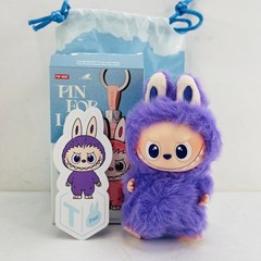 POP MART Labubu The Monsters Pin For Love Series Mini Vinyl Plush Doll Pendant T