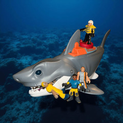 Fisher-Price Imaginext Mega Bite Shark & Jeep & Diver Figures
