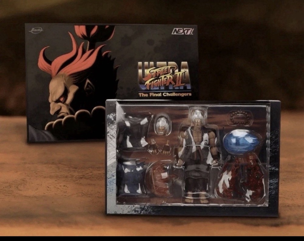 SDCC 2026 Jada Akuma Ultra Street Fighter II Final Challengers Figure Set SEALED