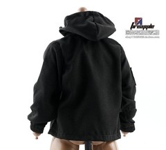 1/6 Casual Jacket Coat Tops Hooded Half Zipper Male Clothes For 12” Figure Body