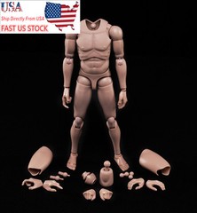 MX02-A 1/6 Scale Europe Skin Male Figure Body Model Toy Fit For Head with Neck
