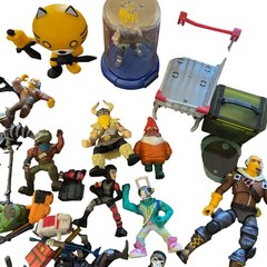 Fortnite tower play set action figures, accessories and weapons lot