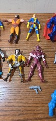 11 Lot: X-Men Steel Mutants Toy Biz Marvel Figures