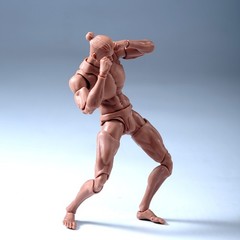 USA Romankey X COWL 1/12 Dark Male Head Body Flexible Jointed 6in Action Figure