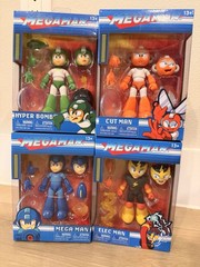 (4) Jada Mega Man’s Toys Of CUT MAN,MEGA MAN,HYPER BOMB,ELEC MAN – SEALED