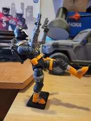 (LOT of 10) GI Joe Classified Custom Figure Stands Black – FREE SHIPPING