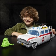 Ghostbusters Ecto 1 Vehicle Toy with Slimer Accessory for Kids Ages 4 and Up