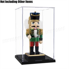 US 8.3″H Acrylic Display Box Plastic Base Self-Install Case Protection Dustproof