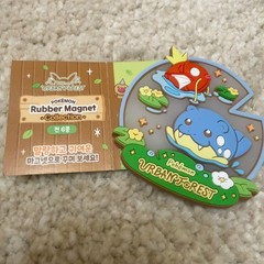 South Korea Pokemon 30th Mega Festa Gacha Magnet: Spheal & Magikarp