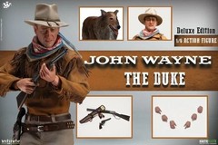 Sideshow THE DUKE John Wayne & Dog Sam Deluxe Action Figure Scale 1/6