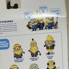 MINIONS Action Figures Kevin Stuart Bob 6pc Set Thinkway Toys NEW
