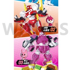MINIFORCE Super Dino Power 2 SUPER TYRAKING 5-Dino Integration Transformer Robot