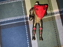 1999 Saban Knight Mystic? Action Figure Gold Red Vintage