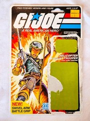 GI Joe ARAH Series 2 1983 Airborne v1 with Uncut Full Card Back – Complete
