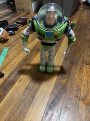 Vintage Disney Toy Story 12” Buzz Lightyear Thinkway Toys en 1995 Read Descripti