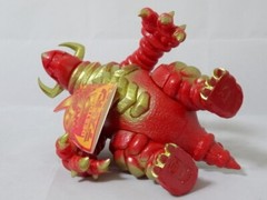 Monstock Toumart Destdon 10″ Vinyl Figure + Tag Red Gold Touma G1 Sofubi Kaiju