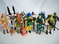 K26i23781 GI JOE 1988 SERIES COMPLETE BUDO MUSKRAT REPEATER HARDBALL SHOCKWAVE