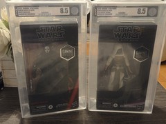 Star Wars Black Series AFA Graded 8.5 Darth Nihilus + Jedi Knight Revan Rare
