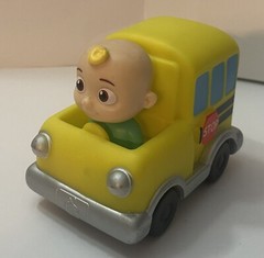 Cocomelon Yellow School Bus Truck Car Kids Baby Toddler Toy w/ Mini JJ Boy