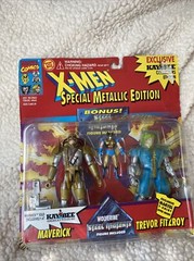 X-MEN MAVERICK Wolverine Trevor Fitzr 1994 METALLIC EDITION KB TOYS EXCLUSIVE